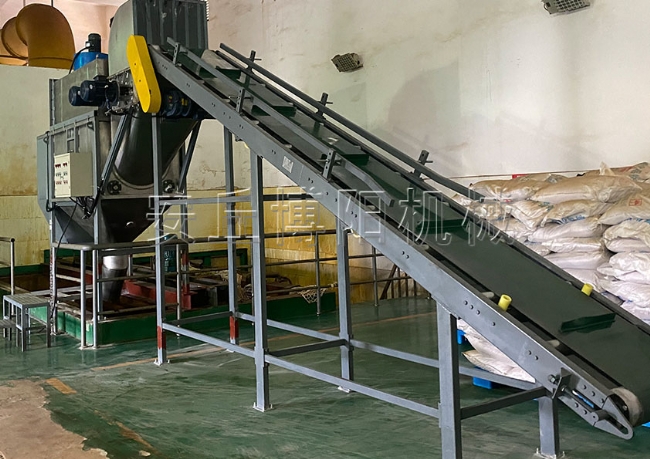 濰坊硫磺自動破包機介紹、自動破包投料站非標定制