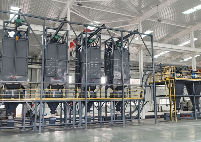 石墨噸袋拆包機(jī)解決方案、噸袋無(wú)塵卸料系統(tǒng)應(yīng)用