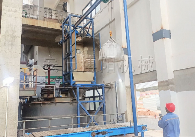 氧化鋅噸袋拆包機解決方案、山東噸袋自動拆包機介紹