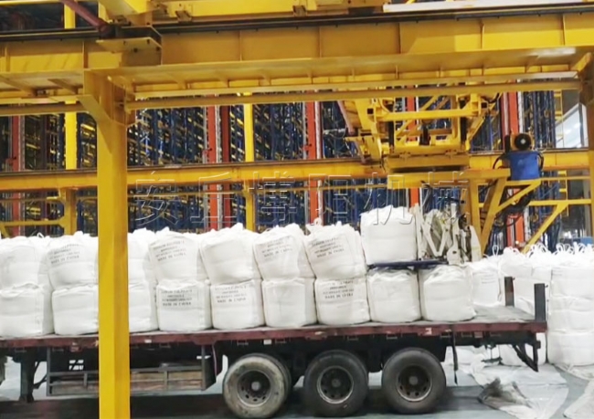 氧化鋁噸袋自動裝車機、甘肅全自動噸袋裝車機