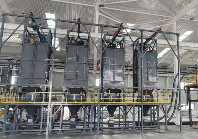 石灰粉噸袋破包機的配套有哪些？